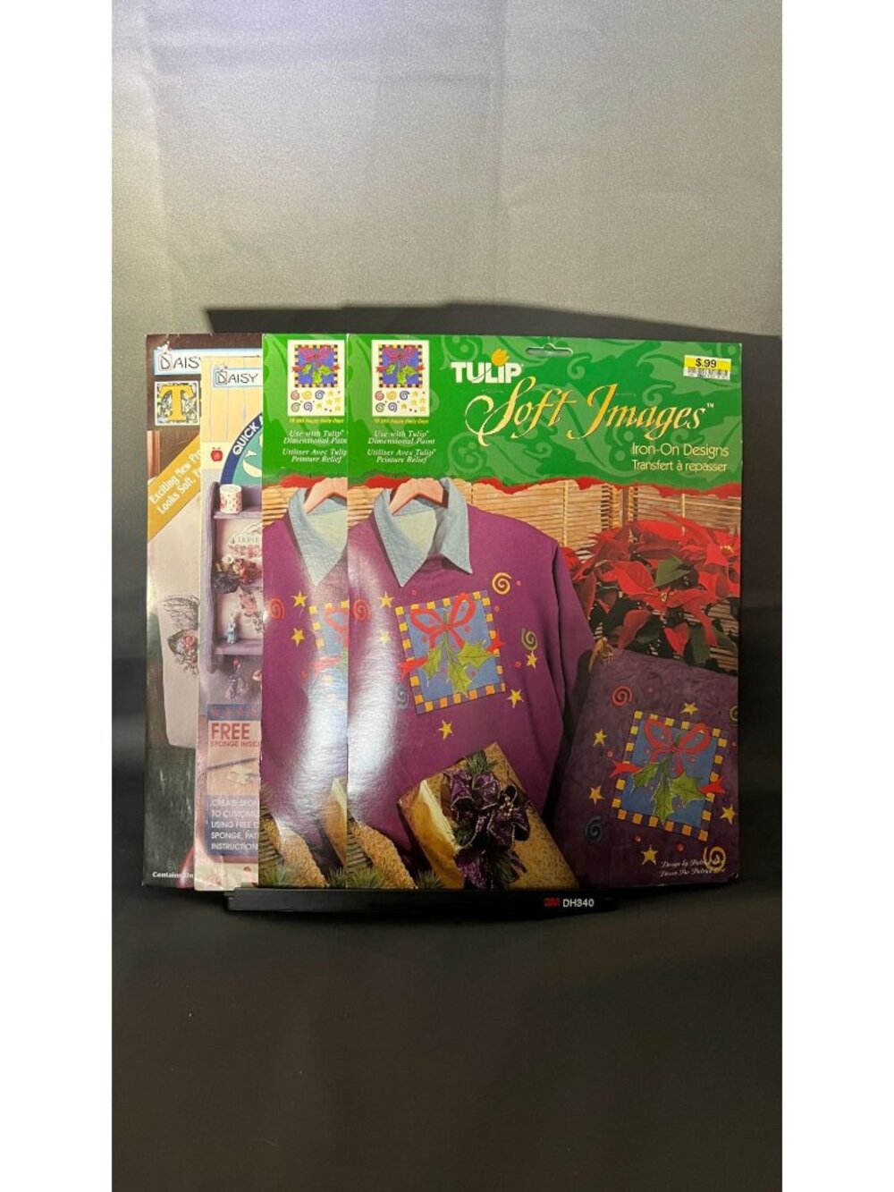 Tulip & Daisy Kingdom Iron-On Appliqué Craft Kits Set